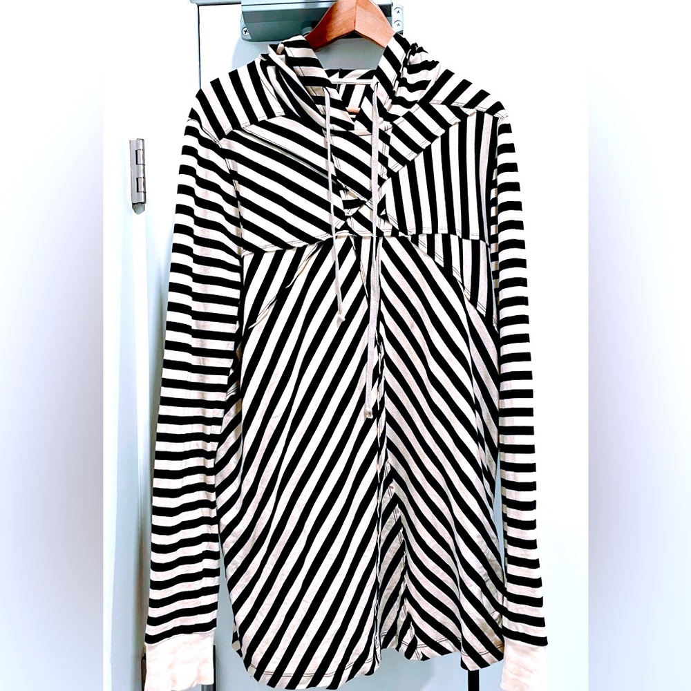 Rick Owens DARK shadows 2 toned striped xl